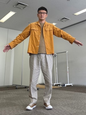 ロバート馬場裕之さんのコーディネート