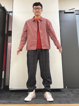 ロバート馬場裕之さんのコーディネート