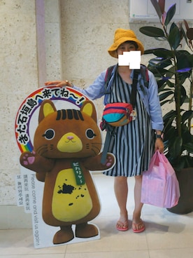 「SUUNTO（スント）のアイテム（アナログ腕時計）」を使った、さめさん（レディース・155cm）の夏コーディネート