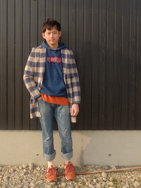 あきんこさん（メンズ・172cm）の冬コーディネート