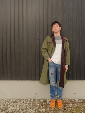 あきんこさんの「Levi's Vintage Clothing / 1954 501」を使ったコーディネート