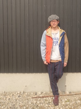 あきんこさん（メンズ・172cm）の春コーディネート