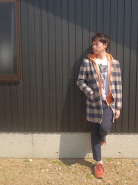 あきんこさん（メンズ・172cm）の春コーディネート