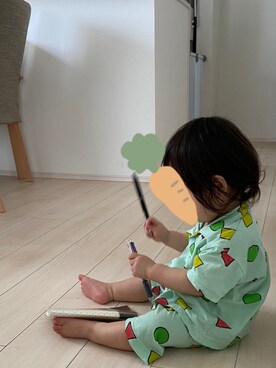 「アイテム（ルームウェア/パジャマ）」を使った、そさん（レディース・80cm）の夏コーディネート