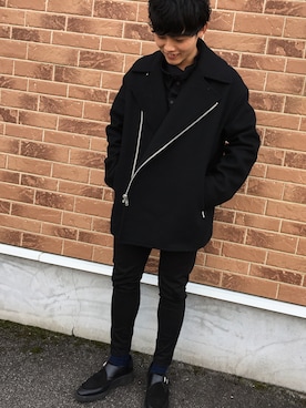 「LAD MUSICIAN（ラッドミュージシャン）のアイテム（その他アウター）」を使った、yuppponさん（メンズ・165cm）の春コーディネート