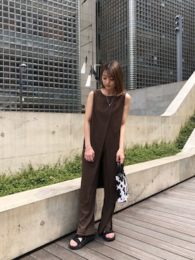 「デサント」｜macoさん（レディース・153cm）の夏コーディネート