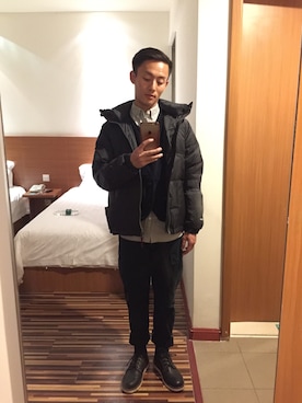 「アイテム（その他アウター）」を使った、有来有去さん（メンズ・172cm・20代）の秋コーディネート