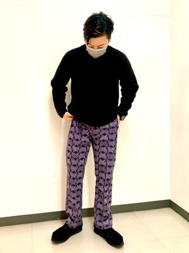 原田圭史さん(メンズ・171cm)の冬コーディネート