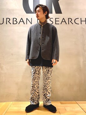 「アイテム（ブルゾン）」を使った、原田圭史さん（メンズ・171cm・30代）の冬コーディネート