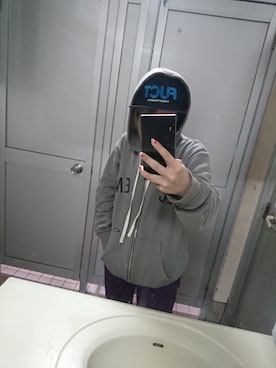 「fuct（ファクト）のアイテム（帽子）」を使った、ﾀﾛｰさん（レディース・152cm）の冬コーディネート