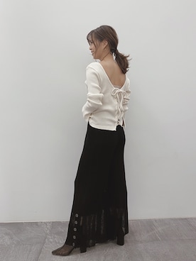 「ELIN（エリン）のアイテム」を使った、SAYAKAさん（レディース・153cm）の春コーディネート