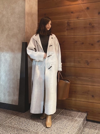 ETRE TOKYO エトレトウキョウ ロングダッフルコート ヘリンボーン 20210103025319673_320.jpg