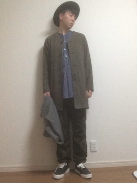 「PHENOMENON（フェノメノン）のアイテム（その他アウター）」を使った、MICHYさん（メンズ・178cm）の冬コーディネート