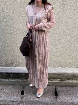 「IENA（イエナ）のアイテム（パンプス）」を使った、ﾆ ｼ ﾜ ｷ  ｼ ﾎさん（レディース・158cm）の春コーディネート