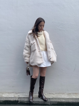 「Chico（チコ）のアイテム（その他アウター）」を使った、yuikaさん（レディース・152cm）の秋コーディネート