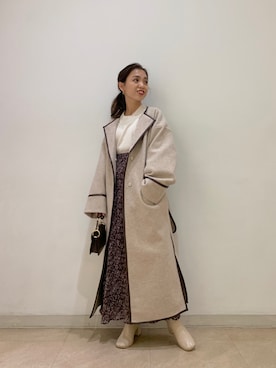 「Chico（チコ）のアイテム（その他アウター）」を使った、yuikaさん（レディース・152cm）の秋コーディネート