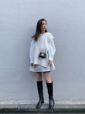 yuikaさん（レディース・152cm）の冬コーディネート