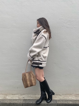 yuikaさん（レディース・152cm）の冬コーディネート