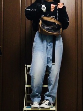 「バントTシャツ」｜こけしさん（レディース・151cm）の春コーディネート
