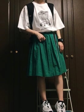 「ディスクブレイズ」｜こけしさん（レディース・151cm）の夏コーディネート