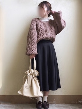 おむ🍳さん（レディース・145cm）の冬コーディネート