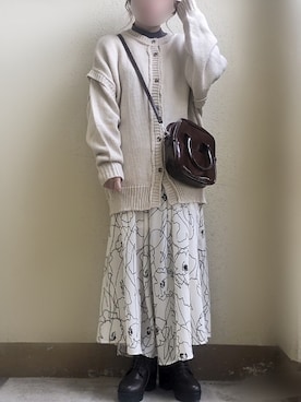 「apres jour（アプレジュール）のアイテム（ブーツ）」を使った、おむ🍳さん（レディース・145cm）の冬コーディネート