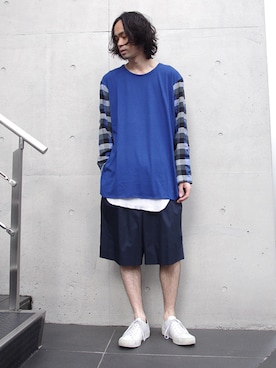 「 ショーツ」｜オギさん（メンズ・180cm）の春コーディネート