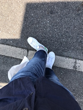 「TMT（ティーエムティー）のアイテム（パンツ）」を使った、プレシャススノウさん（メンズ・171cm）の春コーディネート