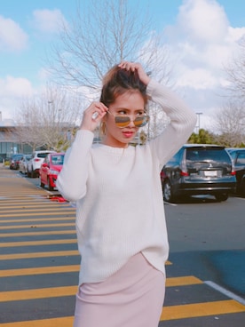 「auckland」｜Mary April Navarroさん（レディース・163cm）の秋コーディネート