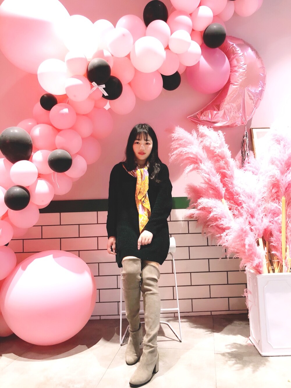 「HERMESのアイテム（マフラー、その他）」を使った、rabbitqueenさん（レディース・162cm）の冬コーディネートの1枚目の写真