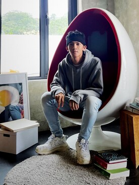 「BALENCIAGA（バレンシアガ）のアイテム（その他シューズ）」を使った、🇹🇼黃玉米🏀さん（メンズ・178cm）の冬コーディネート