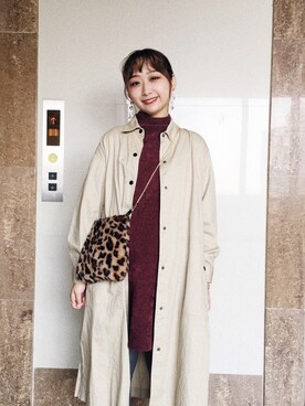 「アイテム（ピアス（両耳用））」を使った、luminboさん（レディース・163cm・20代）の冬コーディネート