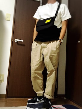 「Manhattan Portage」｜へっぽこさん（メンズ・171cm）の秋コーディネート