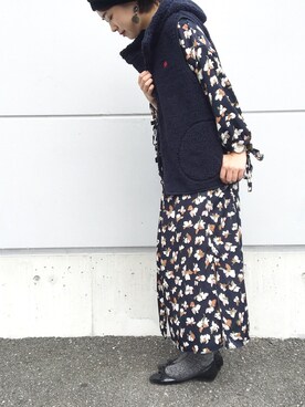 「チャオパニックティピー」｜「アイテム（ジャケット/アウター）」を使った、mi.さん（レディース・158cm）の秋コーディネート
