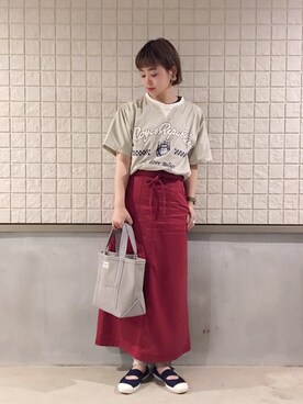 mi.さんの「MOONSTAR × BEAMS JAPAN / 別注 うわばき」を使ったコーディネート