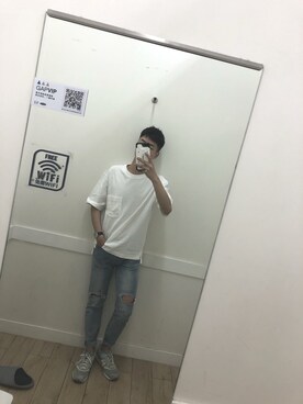 「试衣间」｜阿文さん（メンズ・172cm）の春コーディネート