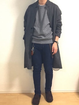 汐さん（メンズ・177cm）の春コーディネート