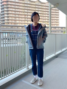 「Blue Standard （ブルースタンダード）のアイテム（ジャケット/アウター）」を使った、lilyさん（レディース・166cm）の冬コーディネート