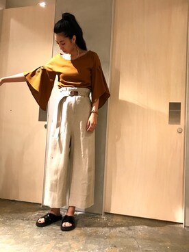 「アイテム（アクセサリー）」を使った、ogushiさん（レディース・168cm）の夏コーディネート