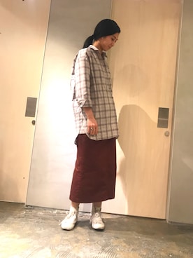 「アイテム（アクセサリー）」を使った、ogushiさん（レディース・168cm）の春コーディネート