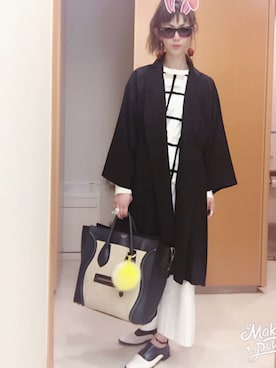 「ゆるゆる」｜「アイテム（トレンチコート）」を使った、monjapizzaさん（レディース・161cm）の春コーディネート