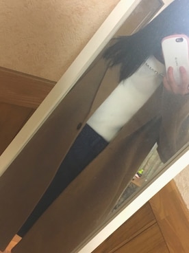 「Honeys（ハニーズ）のアイテム（ダッフルコート）」を使った、あぽ☺︎♥ 相互フォローしてるさん（レディース・152cm）の冬コーディネート