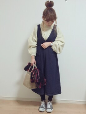 みぃ☆さん（レディース・153cm）の冬コーディネート