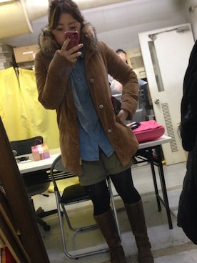 yuko teraokaさん（レディース・160cm）の冬コーディネート