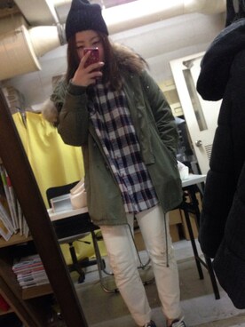 yuko teraokaさん(レディース・160cm)の冬コーディネート