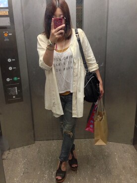 yuko teraokaさん（レディース・160cm）の春コーディネート