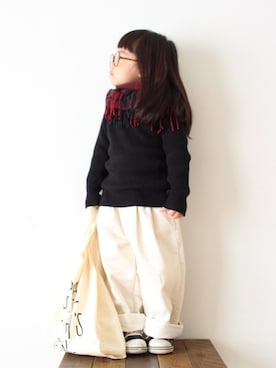 「こども ビームス（コドモビームス）のアイテム」を使った、teiccoさん（キッズ・90cm）の冬コーディネート