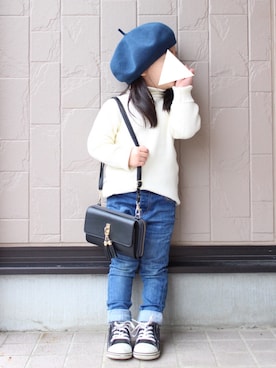 「アイテム（その他）」を使った、teiccoさん（キッズ・90cm）の冬コーディネート