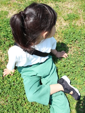 「Another Edition（アナザーエディション）のアイテム」を使った、teiccoさん（キッズ・100cm）の春コーディネート