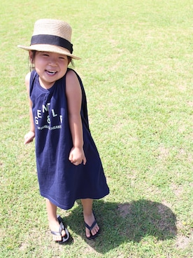 「RADCHAP（ラッドチャップ）のアイテム」を使った、teiccoさん（キッズ・100cm）の夏コーディネート